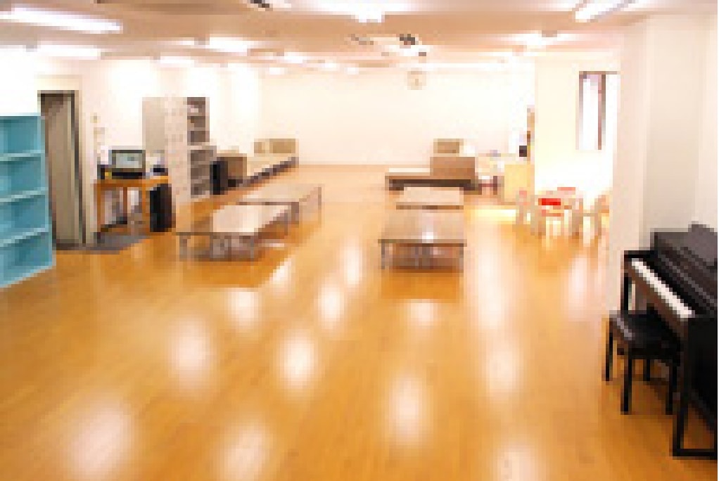 125㎡の広々とした保育室